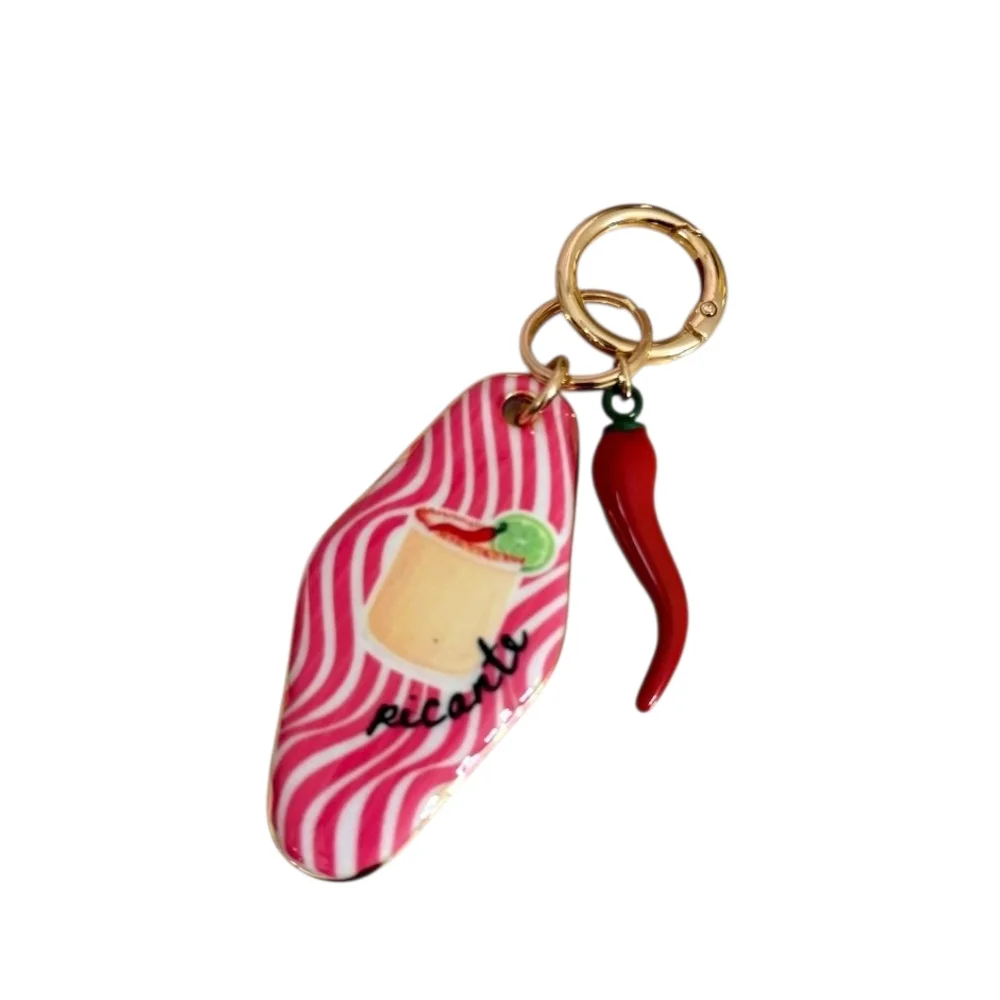 Piper K Chili Pepper Picante Hotet Room Bag Charm Keychain